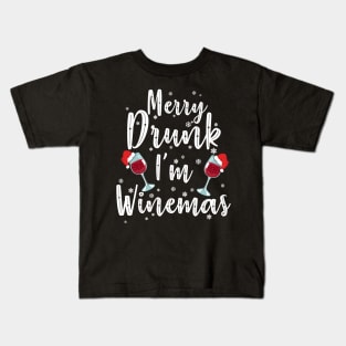 Merry Winemas Kids T-Shirt